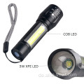 Mini wiederaufladbare LED -Taschenlampe